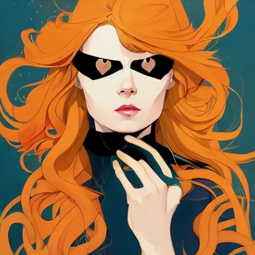 Image similar to Joshua Middleton comic art, pretty female AUdrey Plaza spy, eye patch over left eye, evil smile, symmetrical face, symmetrical eyes, pirate clothing, long wavy blonde hair, full body:: sunny weather::