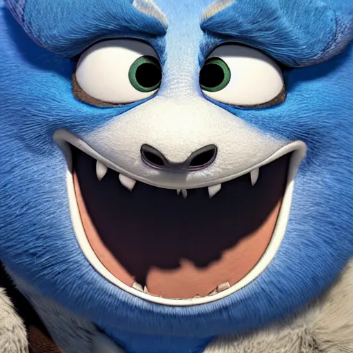 Prompt: anthropomorphic cute blue bird character wearing a jacket, Disney Pixar, in the style of ‘how to train your dragon’, ‘kung fu panda’ ‘zootopia’ ‘wreck it Ralph’ ‘luca’ etc, high detail, detailed feathers and fur, 3d render