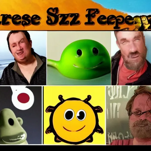 Prompt: cheese:: crazy people everywhere::3 sunset, Rusty, Flubber