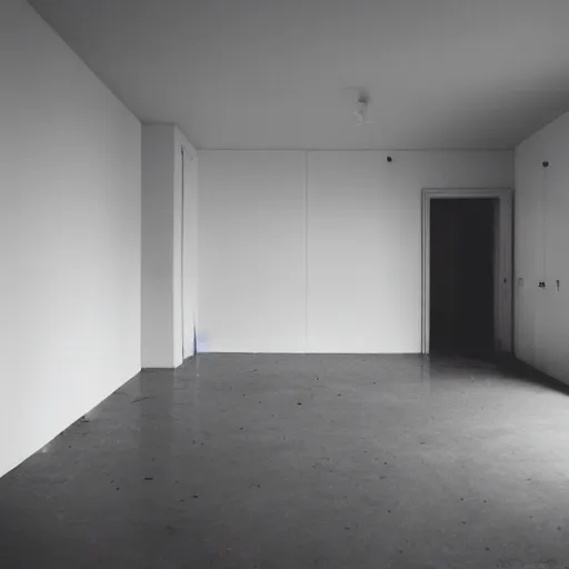 Prompt: empty rooms, liminal space, photography