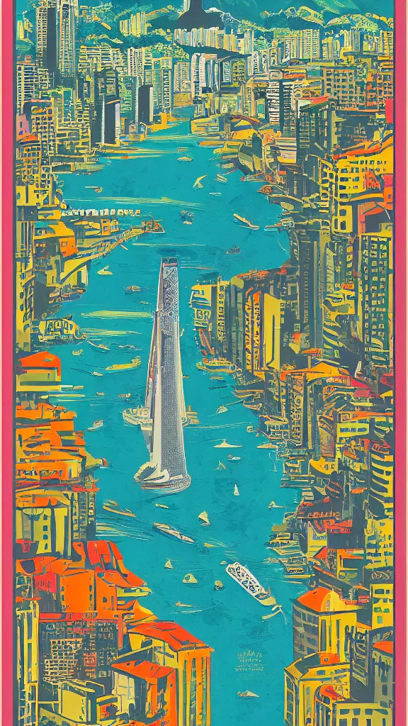 Image similar to Rio de Janeiro, poster by Kerne Erickson