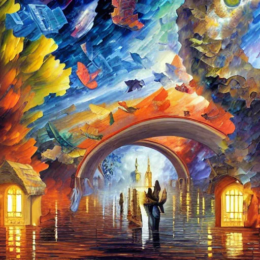 Image similar to art by james christensen, rob gonsalves, leonid afremov, john stephens and tim white