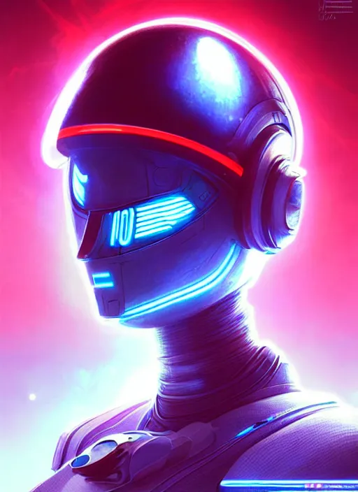 Image similar to a futuristic cyber astronaut, sci fi, glowing aura, volumetric lights, red and cyan theme, art nouveau alien botanicals, intricate, highly detailed, digital painting, artstation, concept art, smooth, sharp focus, cinematic, illustration, beautiful face, art by artgerm and greg rutkowski and alphonse mucha, white background