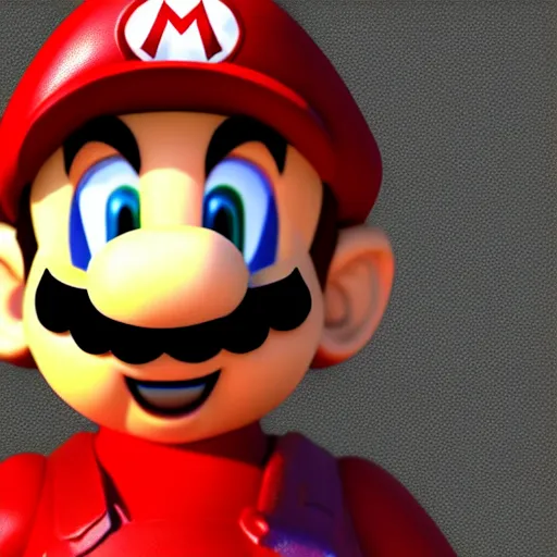 Prompt: Photo realistic live action Mario as a Soldier, ray tracing, 8k, highly detailed, realism, award winning photography