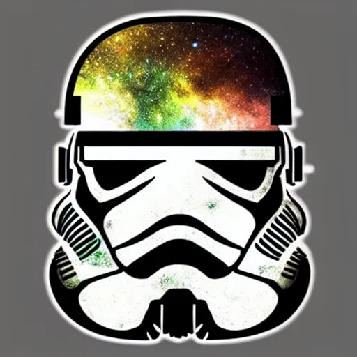 Image similar to galaxy stormtrooper