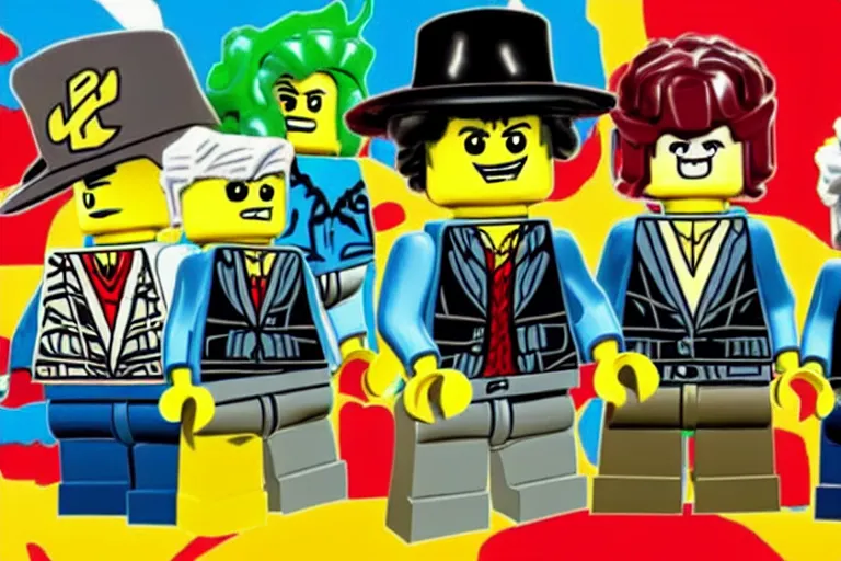 Prompt: lego jojos bizarre adventure