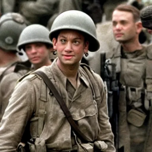 Image similar to Tobey Maguire starring in Saving Private Ryan