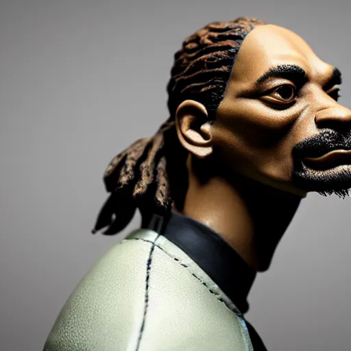 Image similar to Snoop Dog as a figurine, artstation, 8k, studio, light,