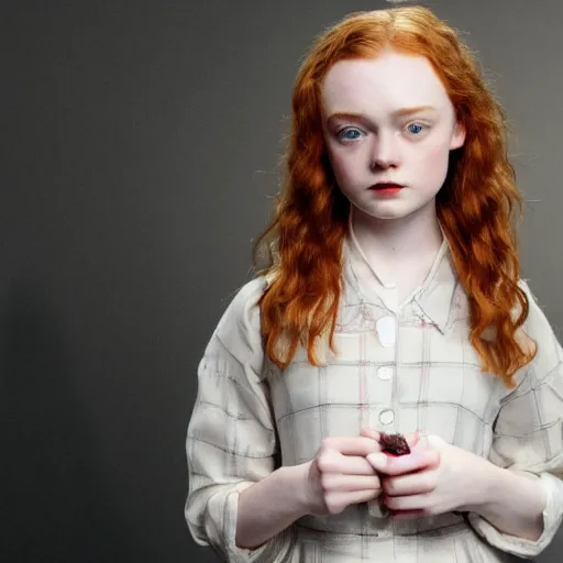 Prompt: sadie sink as a sink