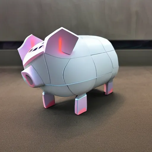 Image similar to robot pig