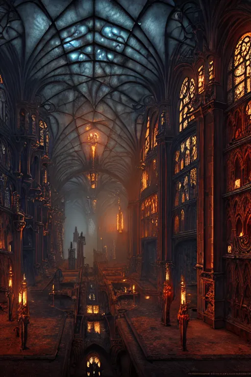 Prompt: steam necropolis, memento mori, gothic, neo - gothic, art nouveau, hyperdetailed copper patina medieval icon, stefan morrell, philippe druillet, ralph mcquarrie, concept art, steampunk, unreal engine, detailed intricate environment, octane render, moody atmospheric, volumetric lighting, photorealism