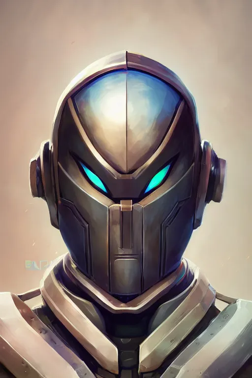 Image similar to epic mask helmet robot ninja portrait stylized as fornite style game design fanart by concept artist gervasio canda, behance hd by jesper ejsing, by rhads, makoto shinkai and lois van baarle, ilya kuvshinov, rossdraws global illumination radiating a glowing aura global illumination ray tracing hdr render in unreal engine 5