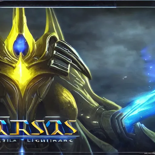 Image similar to protoss, amazing cinematic dramatic lightong, extremely detailed, hd, 4 k