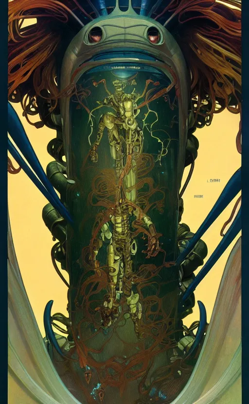 Image similar to exquisite imaginative alien creature poster art, movie art, looming, by lucusfilm, weta studio, alphonso mucha, james jean, frank frazetta, 8 k, denoised, sharp, crisp, high quality