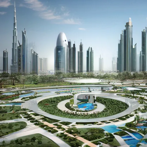 Image similar to toilet land arch vis of dubai city of the future named toilet land