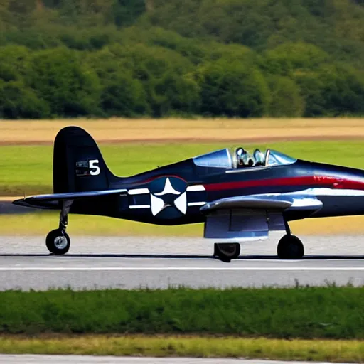 Image similar to p 5 1 mustang as a jet aircraft