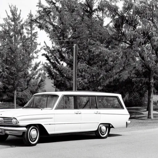 Prompt: 1963 9-passenger station wagon