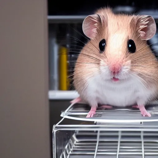 Image similar to hamster mad scientist