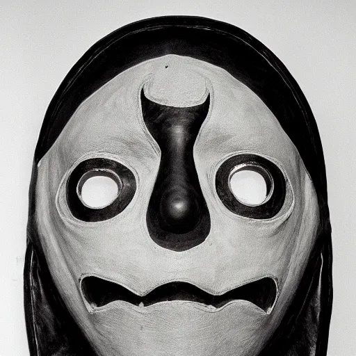 Image similar to monster mask by louise bourgeois