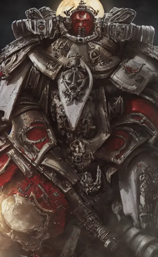 Image similar to warhammer 40k Emperor of Mankind, half-length portrait, beautiful face, long hair, illustration, fine details, cinematic, highly detailed, octane render