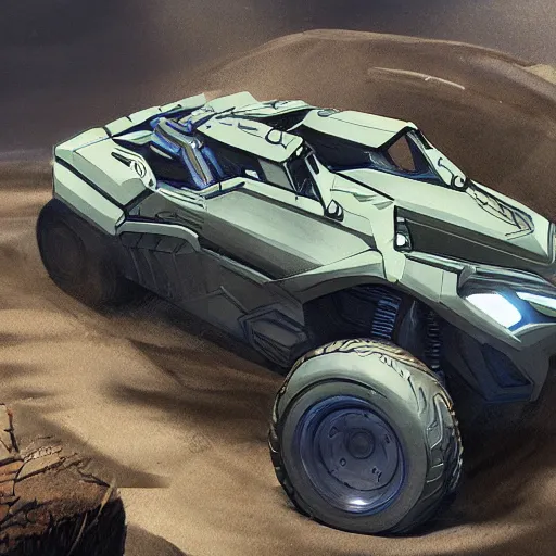 Image similar to concept art blueprint halo new atv vehicles by tony stark