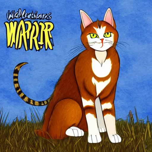 AI Art Generator: Warrior Cats Firestar Design