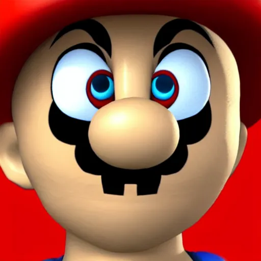 Prompt: A skeleton in the game Super Mario 64, photorealistic