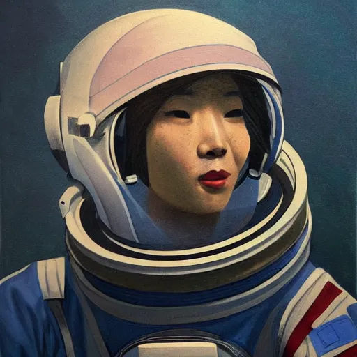 Image similar to portrait of an astronaut by Ha Gyung