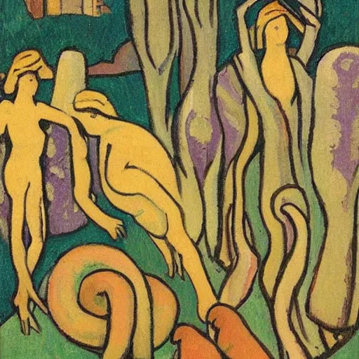 Prompt: snails by Maurice Denis