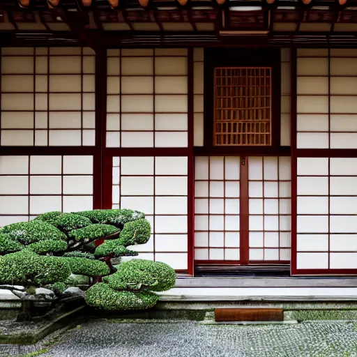 Image similar to photo of a historic Japanese house in Paris