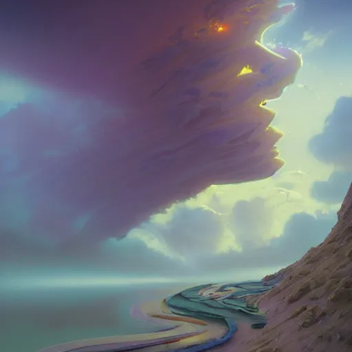 Image similar to highly detailed surreal vfx portrait of a tornado made out of pastel cubes, stephen bliss, unreal engine, greg rutkowski, loish, rhads, beeple, makoto shinkai and lois van baarle, ilya kuvshinov, rossdraws, tom bagshaw, global illumination, detailed and intricate environment