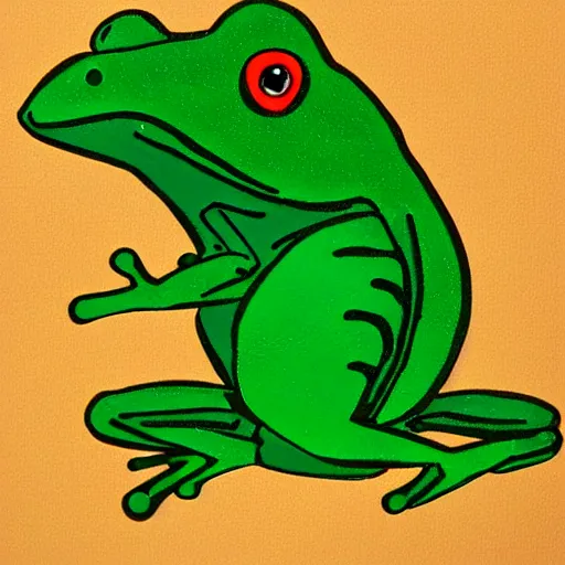 Image similar to frog made out of other frogs