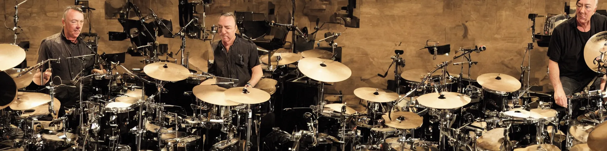 Prompt: Neil Peart exploring music