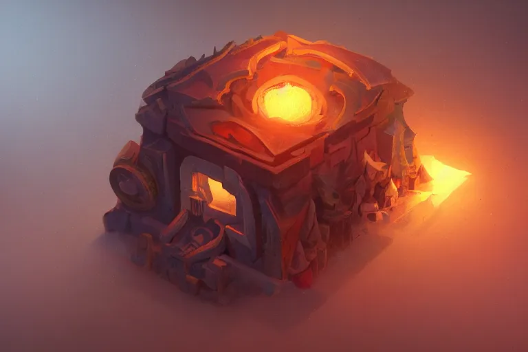 Image similar to magical artifact, small, intricate, artstation, dramatic lighting