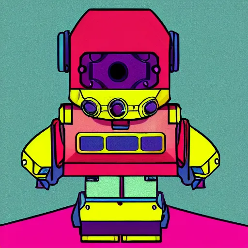 Image similar to cyberpunk robotic spongebob, sharp lines, digital, artstation, colored in