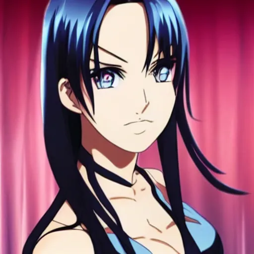 Image similar to megan fox as an anime character