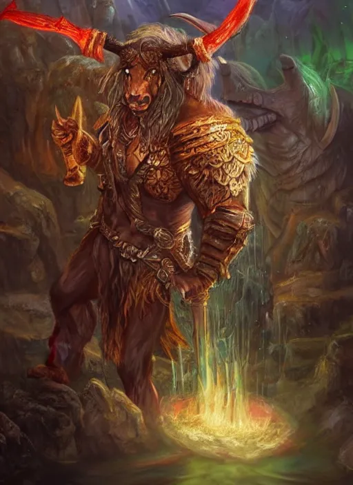 minotaur dnd, ultra detailed fantasy, dndbeyond, | Stable Diffusion ...