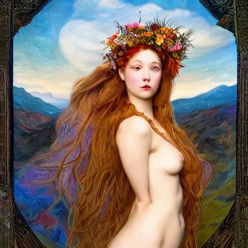 Image similar to amazing artgerm portrait of string - cheese - incident as a preraphaelite painting, collaboration with j. scott campbell and artgerm with edward burn jones