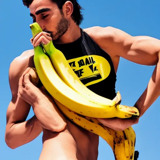 Prompt: a banana style of florent chavouet