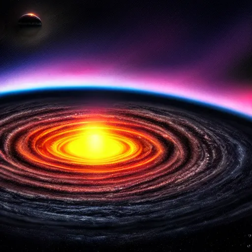 Prompt: Black hole consuming the Earth, highly detailed, 4k, HDR