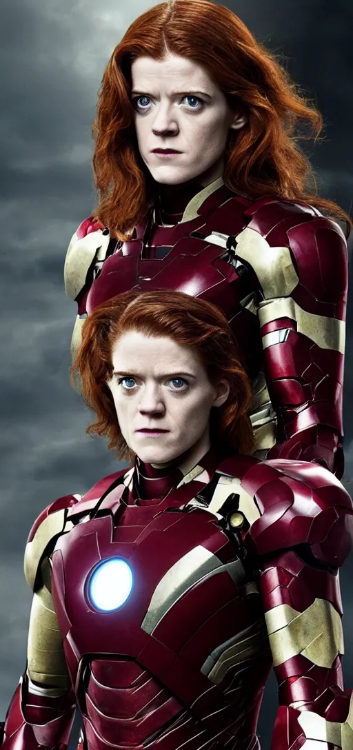 Image similar to Rose Leslie as Iron Man