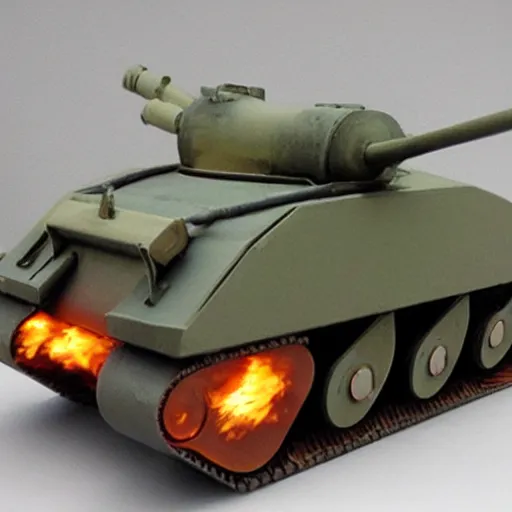 Image similar to Flamethrower tank