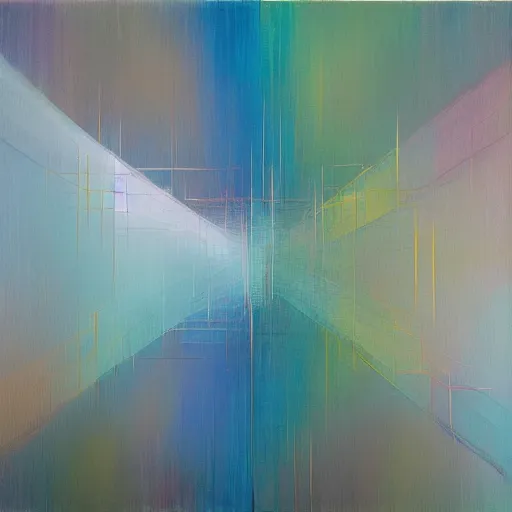 Image similar to the subtle shades of consciousness as an award - winning abstract painting, striking