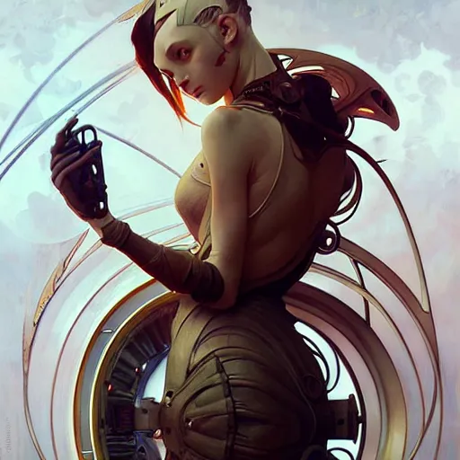 Image similar to futuristic sneakers, steampunk, sculpture, concept art, smooth, sharp focus, illustration, art by artgerm and greg rutkowski and alphonse mucha