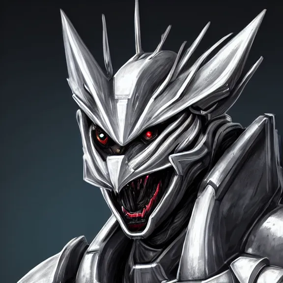 Prompt: high quality close up headshot of a cute beautiful stunning robot anthropomorphic female dragon, with sleek silver armor, a black OLED visor over the eyes, facing the camera, maw open and about to eat you, you being dragon food, the open maw being detailed and soft, highly detailed digital art, furry art, anthro art, sci fi, warframe art, destiny art, high quality, 3D realistic, dragon mawshot, furry mawshot, macro art, dragon art, Furaffinity, Deviantart