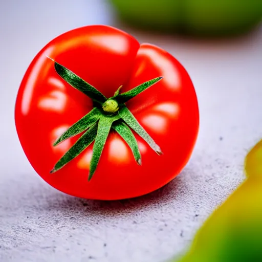 Image similar to photo of [ crystalized ] [ tomato ] taken with canon eos - 1 d x mark iii, bokeh, sunlight, studio 4 k