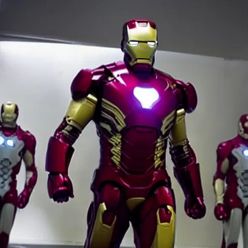 Prompt: still of salman khan in iron man suit in iron man movie