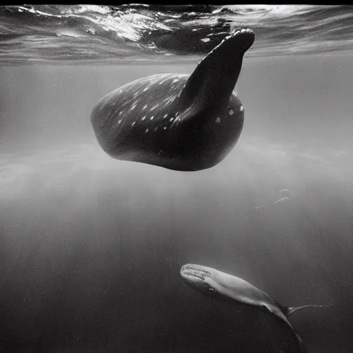 Image similar to Underwater concerto with whales by Trent Parke, clean, detailed, Magnum photos