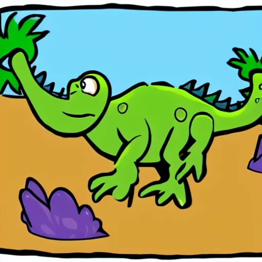 Image similar to dinosaur cartoon