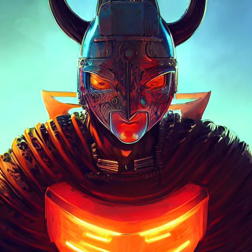 Image similar to cyberpunk viking helmet mask warrior goddess robot ninja fantasy, art gta 5 cover, official fanart behance hd artstation by jesper ejsing, by rhads, makoto shinkai and lois van baarle, ilya kuvshinov, ossdraws